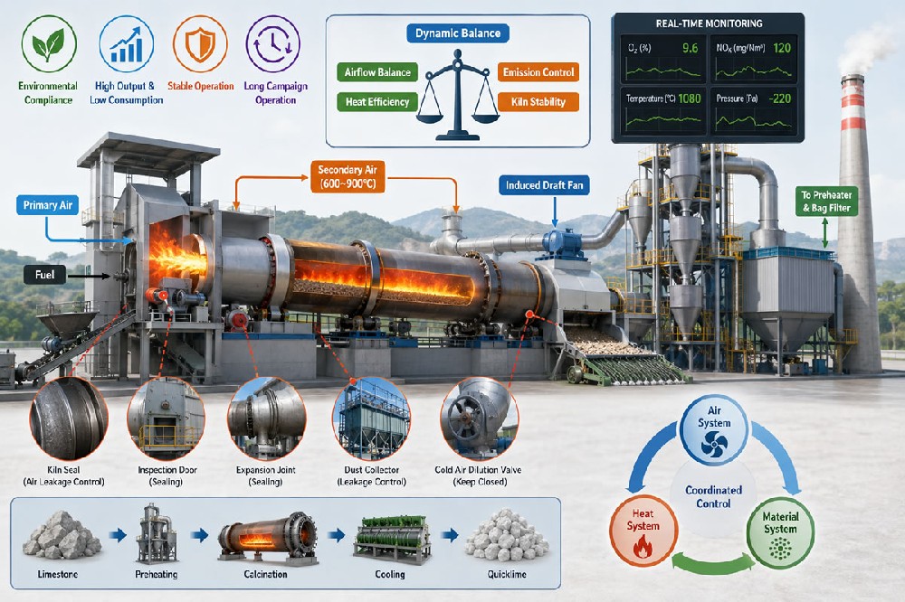 Producción Estable, Reducción de Costos y Cumplimiento Ambiental en Hornos Rotatorios de Cal — Estrategias Prácticas de Control Basadas en la Coordinación del Sistema Aire–Calor–Material.jpg